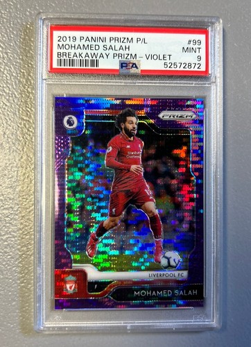 Mohamed Salah [Breakaway Prizm Violet] #99 2019 Panini Prizm Premier League card