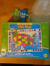 The Learning Journey Jumbo Floor PuzzlesUSA Map Kids Puzzle New