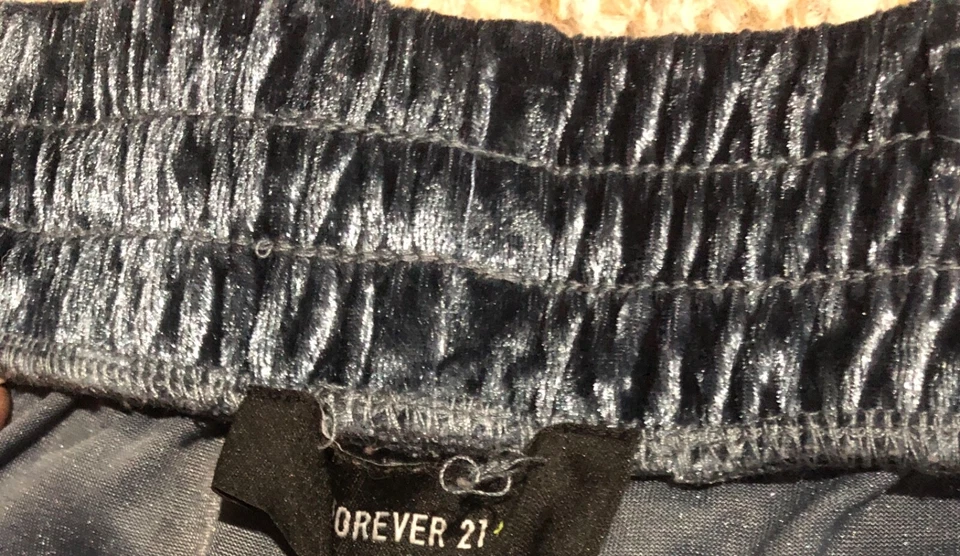 Forever21 Conjunto Conjunto de 2 Piezas Azul Metálico Mujer Talla 2X Foto 4 de 4