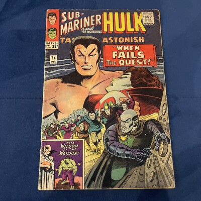 TALES TO ASTONISH #74 Sub-Mariner Hulk (1965) Marvel Comics