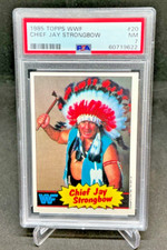PSA 7 - 1985 Topps WWF CHIEF JAY STRONG BOW #20