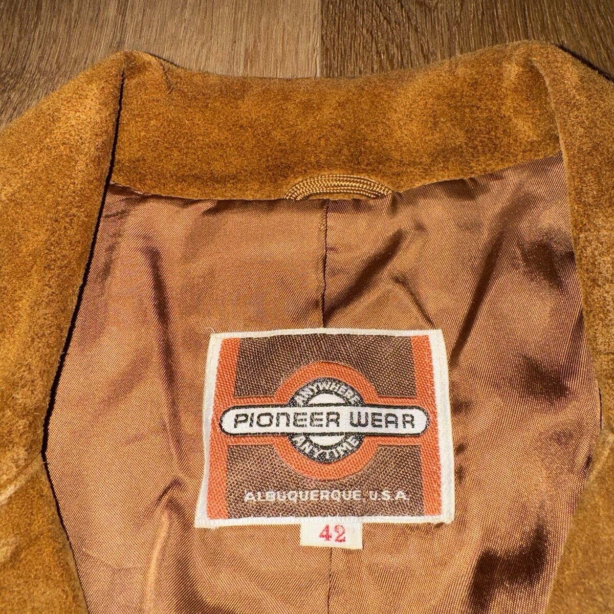 Vtg 60s 70s Pioneer Wear Jacket Mens 42 Fringe Suede Leather Vtg 60s 70s Pioneer Wear Jacket Mens 42 Fringe Suede Leather