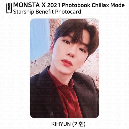 Monsta X 2021 Fotobuch Chillax Modus Offizielle Fotokarte Lesezeichen Foto KPOP - Bild 26 von 58