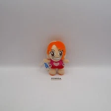 D2605A NAMI One Piece Bandai Mascot Strap 3.5" Plush Stuffed Toy Japan