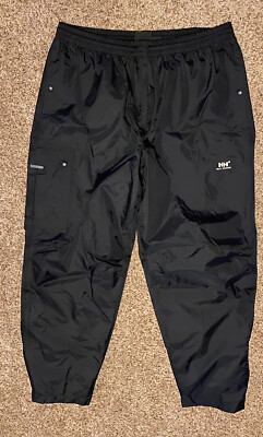 NEW Without Tags Helly Hansen Packable High Performance Rain Snow Pant Sz L Blk