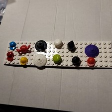 12 New Hats Headgear Minifigure Pieces - Free Shipping USA only