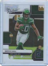 Breece Hall 2022 Clearly Donruss #TR-10 The Rookies New York Jets