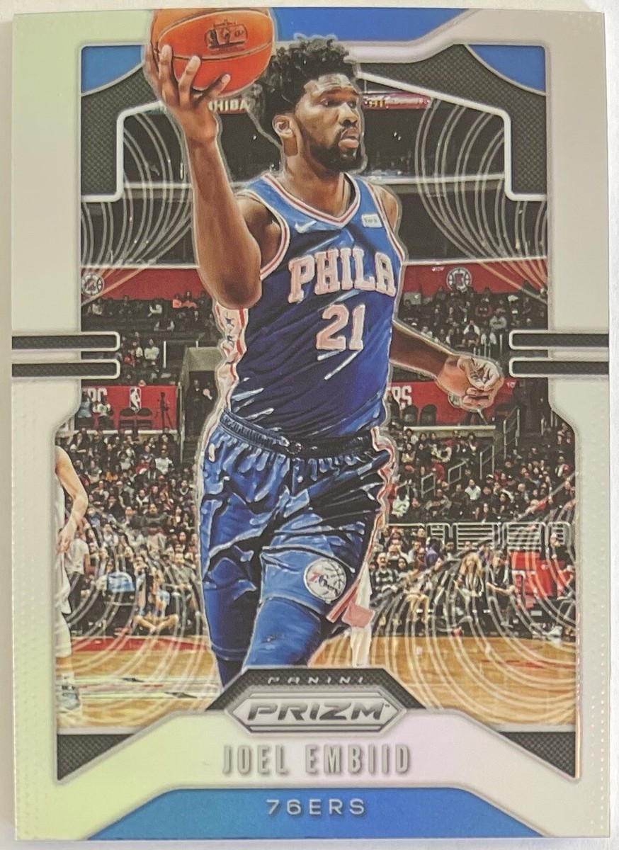 Joel Embiid 2019-20 Panini Prizm PRIZM Silver Basketball Card