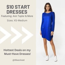 MICHAEL MICHAEL KORS Womens Blue Pullover Long Sleeve Body Con Dress M