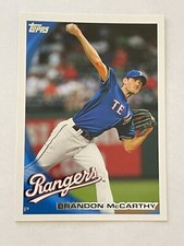 2010 TOPPS BRANDON MCCARTHY #660 PITCHER TEXAS RANGERS BASEBALL