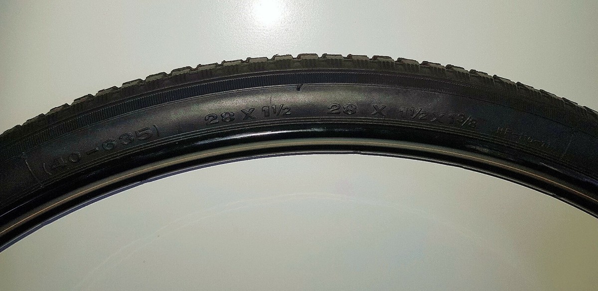 Pneu Vélo Vintage Crème - 28 X 1 1/2 (40x635) - 700x35B - Neuf