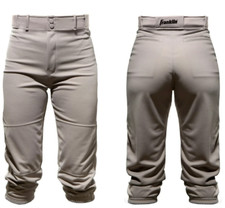 Franklin Deluxe Youth Baseball Softball Pants, Gray, Large