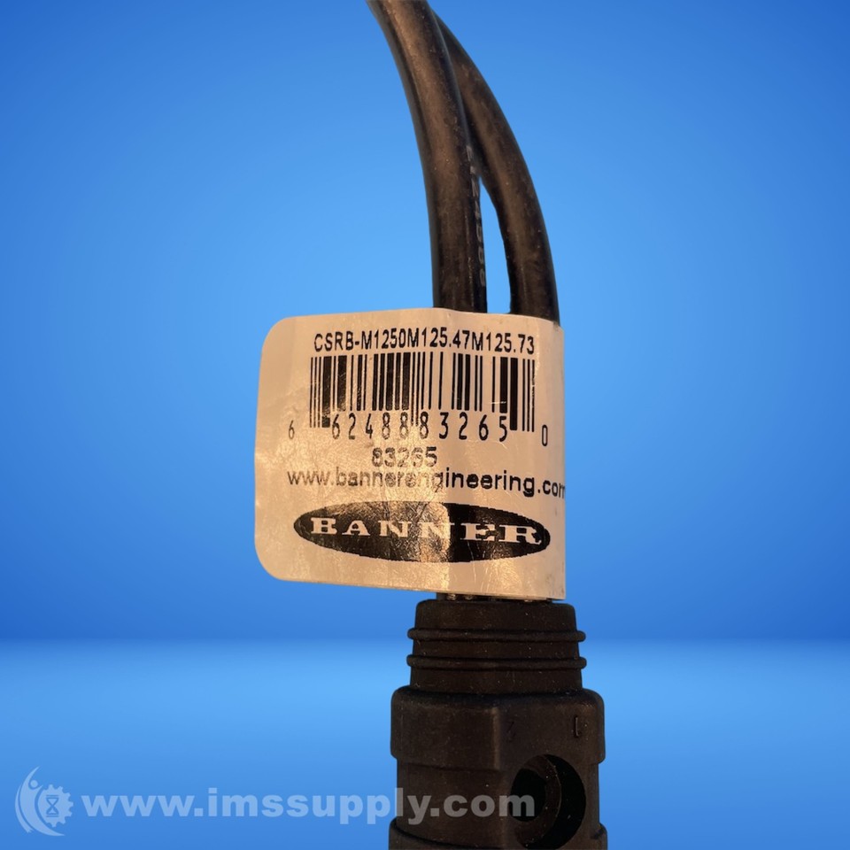 Banner Engineering Corp. CSRBM125OM125.47M125.73 Splitter Cable FNIP