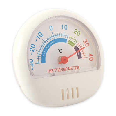 Portable Plastic Window Outdoor Wall Garden Home Graduated Disc Thermometer