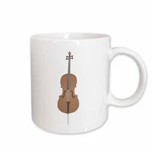 3dRose Cello Music Instrument Musician Orchestra Design Mug