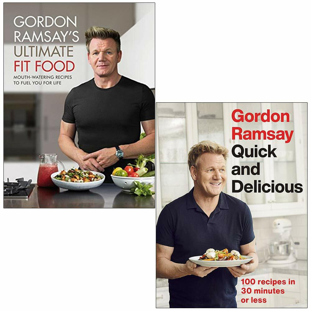 Gordon Ramsay 2 Books Collection Set, (Quick & Delicious & Ultimate Fit Food)