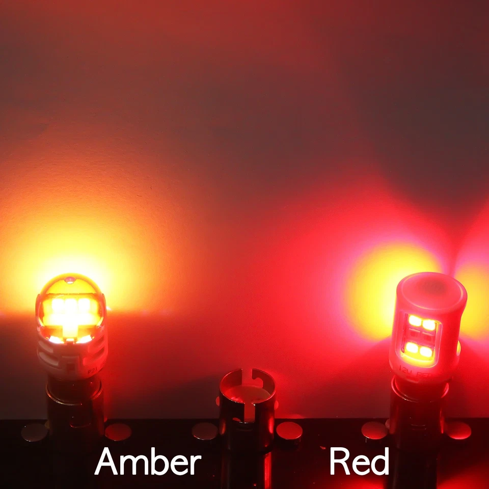 Philips Ultinon LED 1156 ROJO LED Bombillas Freno Parada Remolque Luz 1156RULRX Paquete de 2 Foto 4 de 4