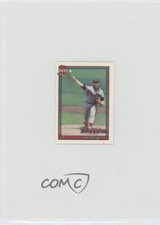 1991 Topps Micro Bert Blyleven #615 HOF fm0
