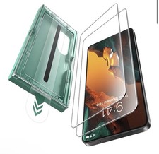 Tempered Glass Full Coverage Screen Protector for iPhone with Installation Tray