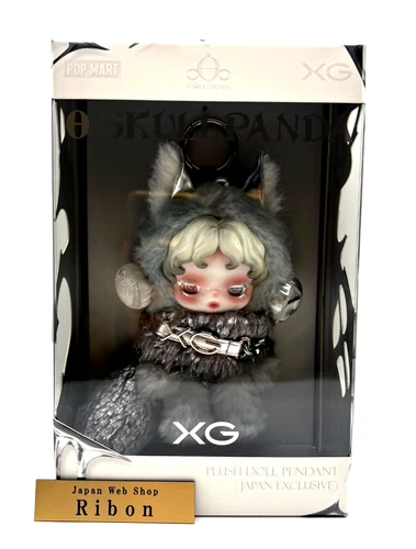 SKULLPANDA x XG Plush Doll Pendant Japan Exclusive SKULLPANDA POP UP SHOP ALPHAZ