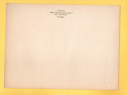 Collection pour l'enseignement vivant - Le papier - Magasin à papier - Photo 2 sur 2