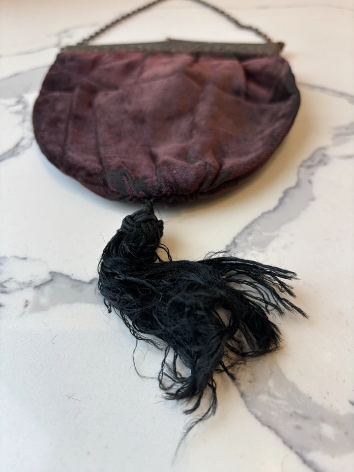 Antique Art Deco Vintage Ladies Frame Purse, Rare Genuine Vintage Style - Image 4 of 4