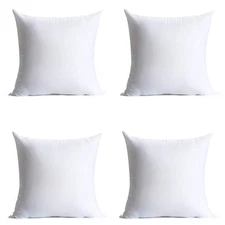 18 x 18 inches Pillow Inserts, Set of 4 Hypoallergenic Brushed Microfiber Lin...