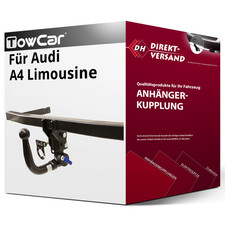 Für Audi A4 Limousine Typ 8E/B7 (TowCar) Anhängerkupplung vertikal abnehmbar neu