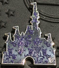 2025 WDW Hidden Mickey Wave A Disney Pin Castles Haunted Mansion
