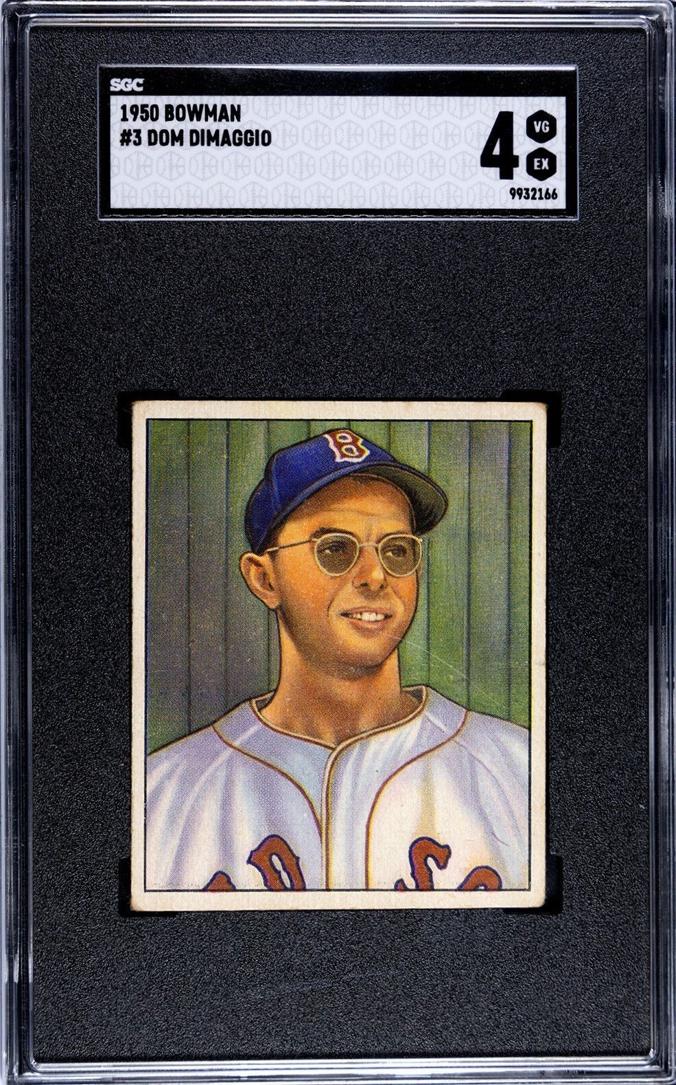 1950 Bowman - #3 Dom DiMaggio - SGC 4 VG/EX