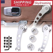 Pair Aluminum Billet Manual Window Crank Handle Winders Car Truck Glass Door Usa
