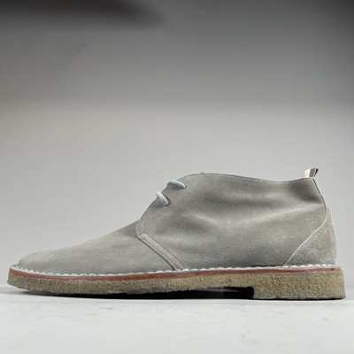 Coach Men's Size 13 Gray Suede Chukka Ankle Boots Casual Shoes Crepe Sole  GUC