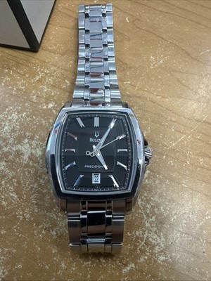 Longwood Tonneau Black 96b144 - Bulova Precisionist wrist watch | eBay