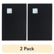 Black Foam Board Sheets 20x30 Inches 2-Pack Matt Finish for Displays Arts Crafts