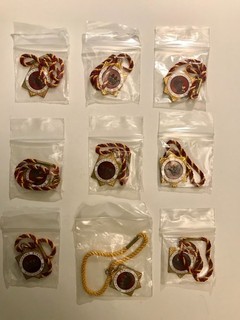 Vintage Goodwood Racecourse Richmond Stand Enamel Badges (9)