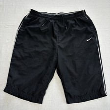 Nike Vintage Y2K Shorts Boy  s Medium Black 3 Pockets Basketball Gym Track Tennis
