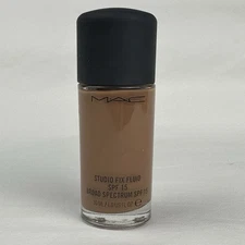 MAC Cosmetics Studio Fix Fluid SPF15 Full Coverage Foundation - 1 Fl Oz - NC55