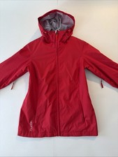 Burton DRYRIDE Snowboard Jacket Womens Small Red Hooded Ski Winter Coat