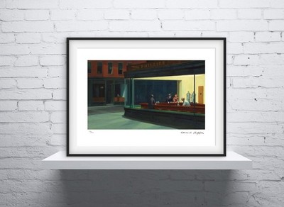 Affiche Edward Hopper 1926 | Poster Hopper Sunday | Affiche décoration