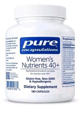 Pure Encapsulations Women’s 40+ Nutrients 180 Capsules Exp 03/2029 Multivitamin