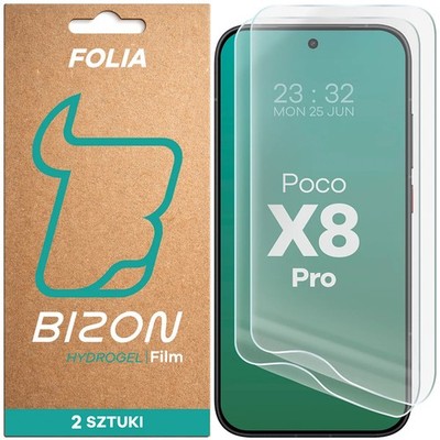 2x Schutzfolie für Xiaomi POCO X8 Pro Bizon Displayschutzfolie Folie Film