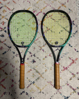 YONEX VCORE 100 Tennis Racquet - 100 in² Head Size, Grip (Leather Grip 4-1/4)
