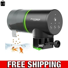 Automatic Fish Feeder with Timer for Small Tanks - Adjustable & Moisture-Proof