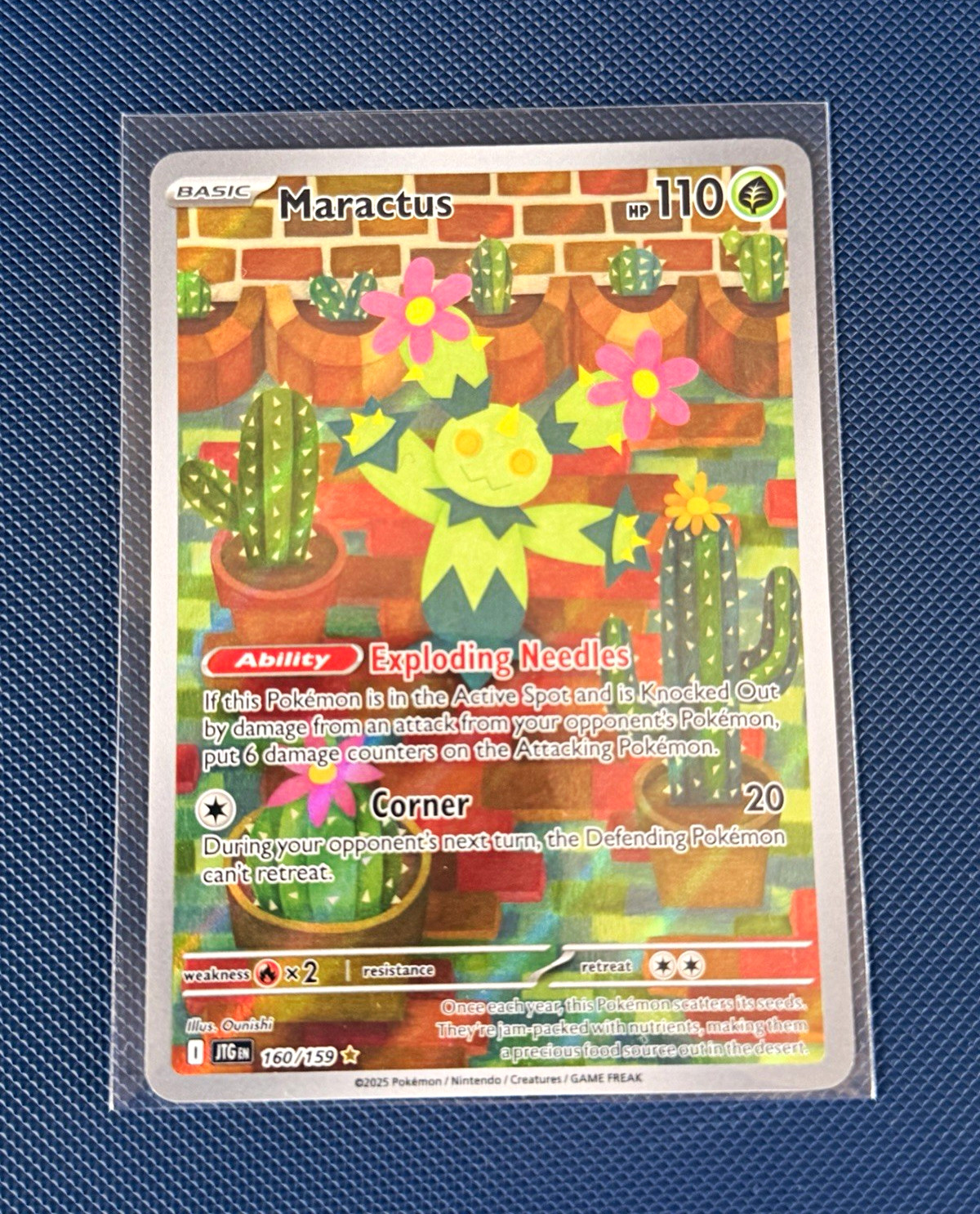 Maractus 160/159 Sv09 Journey Together Full Art Illustration Rare Holo Eng 2025