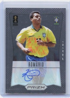 2026 PANINI PRIZM WORLD CUP ROMARIO 2012 FLASHBACK SIGNATURES AUTO SP BRAZIL