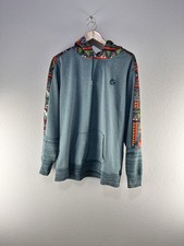 Hooey Anyone Teal Multicolor Hoody Sz XL