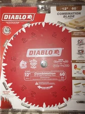 Diablo  12 in. x 60 Tooth Combination Miter / Slide Saw Blade D1260x - 52XF80