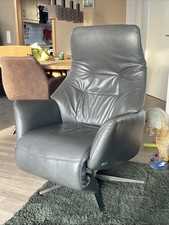 Relax-/TV-Sessel MONDO Cancun Leder Nero