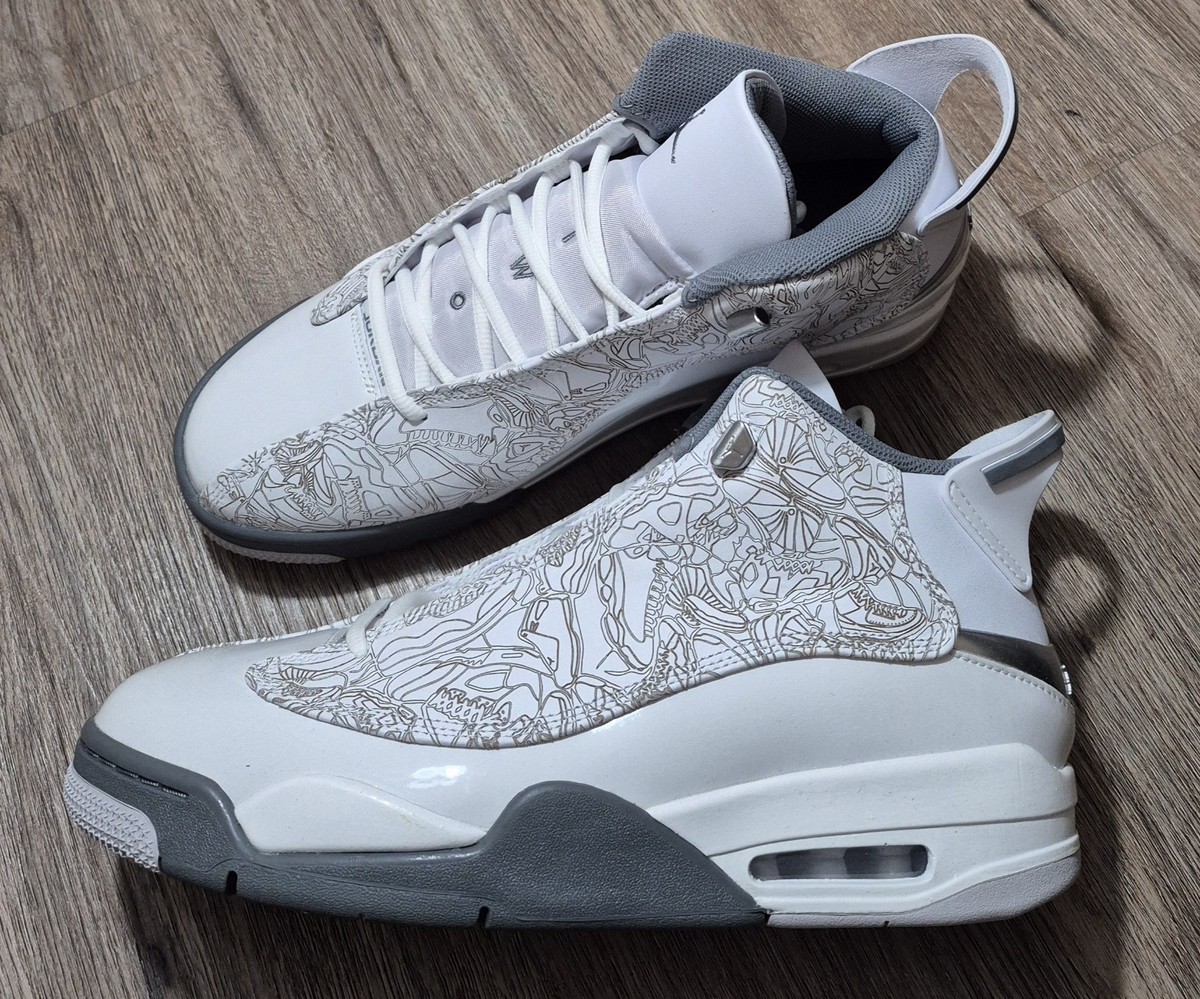RARE🔥 Nike Air Jordan Dub Zero White Black Red Bred 311046-116 Men's 12 Laser RARE🔥 Nike Air Jordan Dub Zero White Black Red Bred 311046-116 Men's 12 Laser
