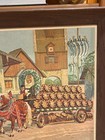 VINTAGE LOWENBRAU TRADITIONAL MUNICH BREWERY BEER WAGON PRINT BAR WARE — photo 6